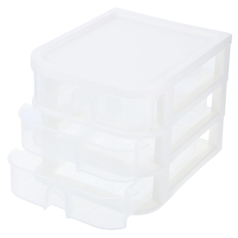 VILLFUL Box File Drawer Organizer Desktop Storage Box with Drawers