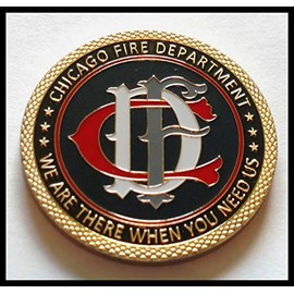 City of Chicago Fire Department #C1164B Honor Challenge Coin Award