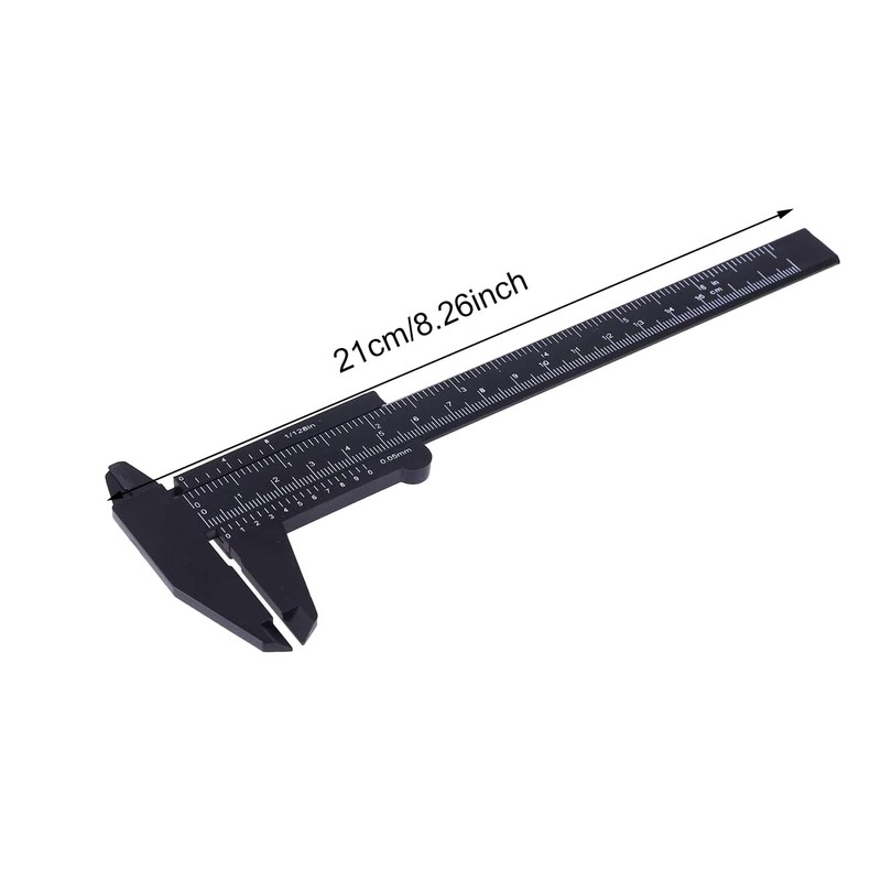 Penta Angel 2Pcs Plastic Caliper Inch/Metric 6Inch 150mm Mini Caliper