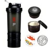 650ML/22OZ Botella para Proteina de Coctelera Protein Shaker