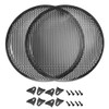 sourcing map 12 Inch Speaker Waffle Grill Metal Mesh Audio