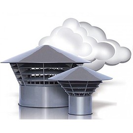 Vent Cowl Cap 110 mm - Grey - Grill - Cover - Soil Stack - Vent Cage - Rain Hat 4"