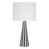 Bassett Mirror Company Cocos Table Lamp in Black and White