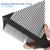 LAKJUOZ Hair Dye Highlighting Comb, Home Salon Weaving Sectioning Tail