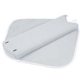 Ubbi Cushioned Elbow Rest, Non-Slip, Baby and Toddler Bath Time Must Have Accessory for Parents, Included Pockets for Bath Supplies Storage, Gray Stingray