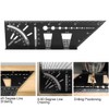 Multifunction Aluminum Alloy 45 Degree 90 Degree Angle Ruler Protractor