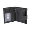 LEAS Ladies Wallet with Outside Lock and Big Coin Compartment