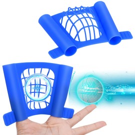 Mydrissu WebGlove Training Glove for Baseball Softball 2PCS Hand-Eye Coordination & Placement Train Web Gloves Two-Finger Wrap Mitts for Catch Practice Balls Training Catchers Mitt Aids Equipment-Blue