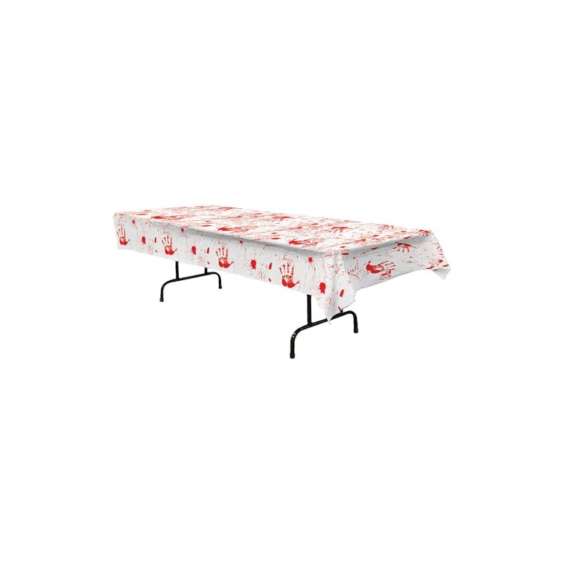 Beistle Bloody Handprints Tablecover