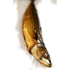 Haifa Hot Smoked Mackerel Whole Fish 15.5 oz Vacuum Packed,