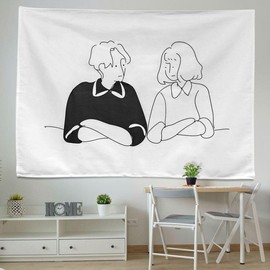 Looking at the large fabric poster L