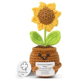 ZUZGO Pocket Hug Positive Sunflowers Lucky Charm Gifts for Get Well Courage Positive Potato Gift Emotional Support