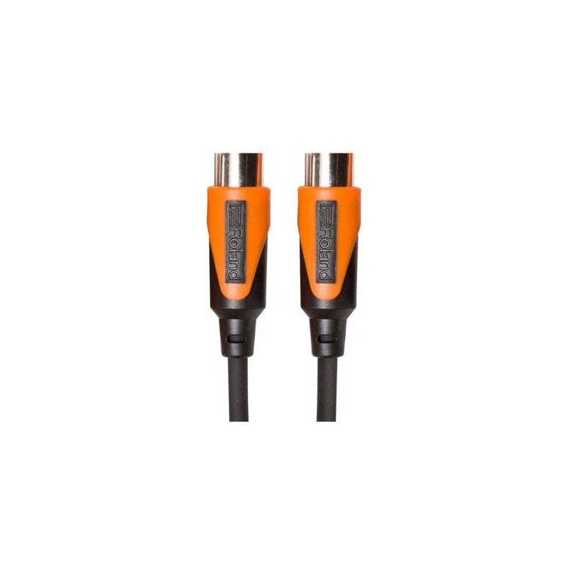 Roland Rmidi-B5 Black Series Midi Cable. Straight Din Connectors, 5Ft