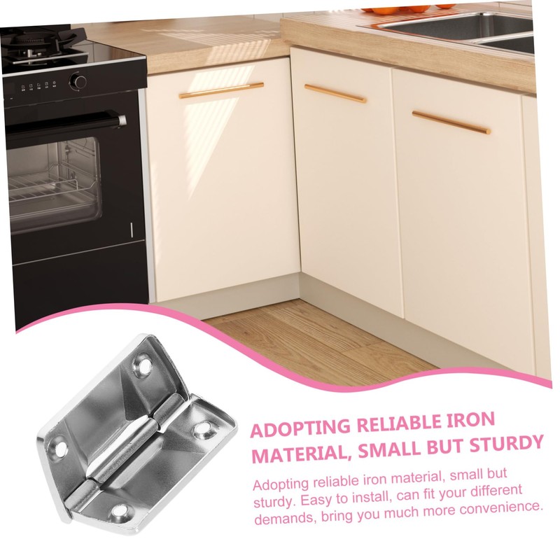 KICHOUSE 6pcs Heavy Duty Box Hinge for DIY Projects Case