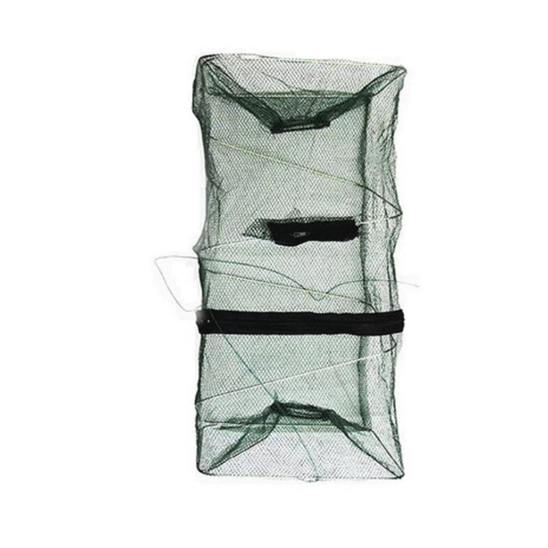 SNS 1-4pcs Fishing Bait Trap Fish Net Cast Cage Crab