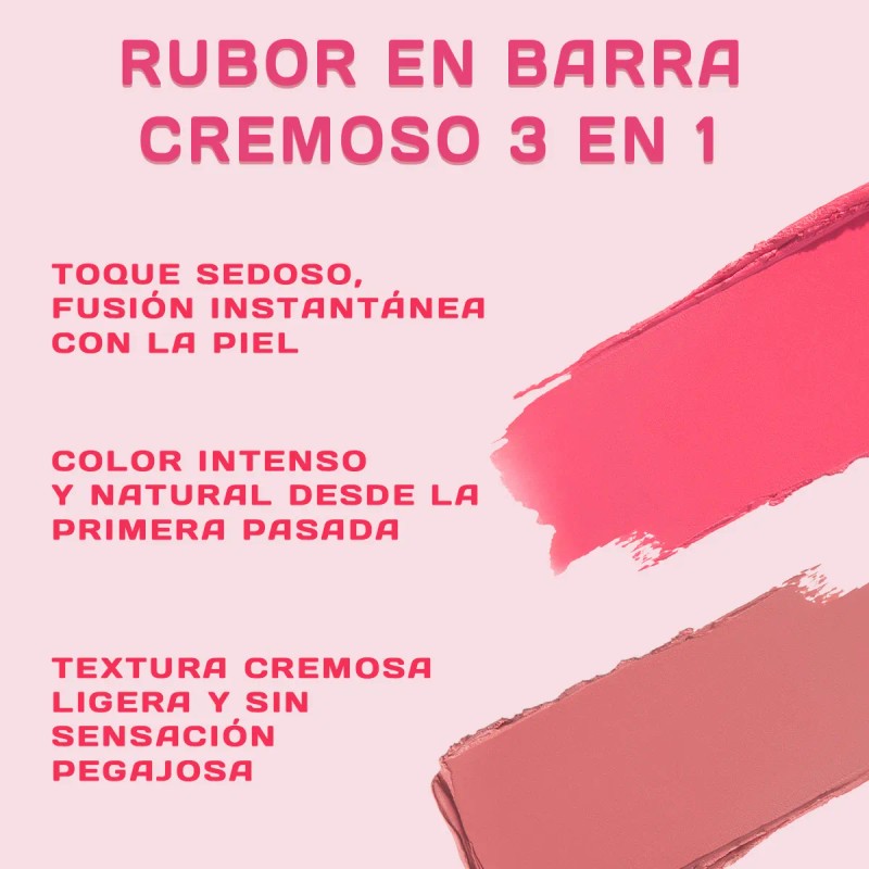 Rubor En Barra / Blush Stick Con Acabado Radiante 3q