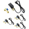QWORK Automatic Timed Condensate Drain Valve, 4 Pack 1/2" Ac110v