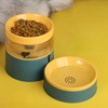 Pet Double Bowl Water Dispenser 1L Neck Protection Anti Tip