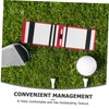 SUPVOX 1set Golf Scorecards Holder Elegant Leather Golf Scoring Book