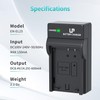 LP EN-EL25 EN-EL25A Battery Charger Compatible with Nikon Z30 Z50