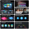 Haudio 7" Double Din Car Stereo with Wireless Apple CarPlay/Android