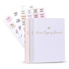 Graceful By Design Linen Bible Verse Mapping Journal - Premium Bible Study Journaling Kit - Christian Gift for Women (Lavender)