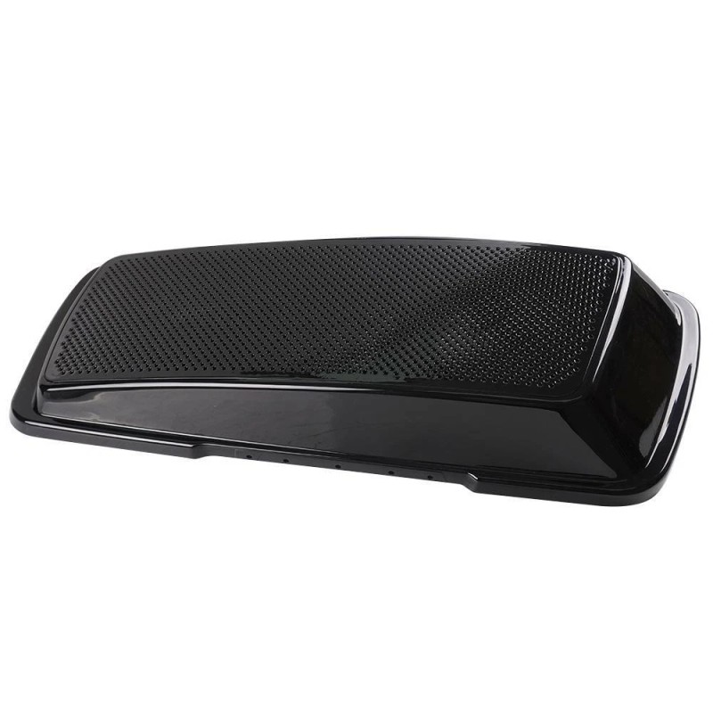 ZXMT Vivid Black Saddlebag Triple 6.5" Speaker Lid For Harley