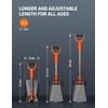 AstroAI 39" Folding Snow Shovel for Car, Extendable Snow Shovel