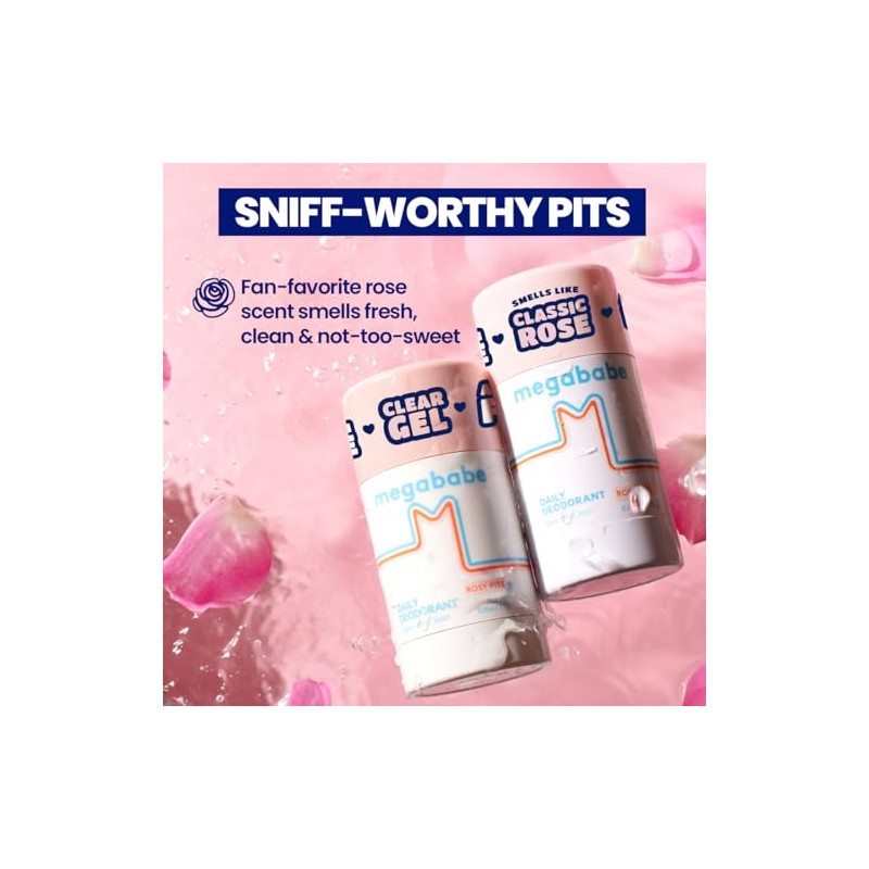 Megababe Rosy Pits Daily Deodorant by Texpertnmore