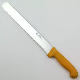 JERO 12 Inch Commercial Serrated Slicer Knife, German Stainless, MFG IN PORTUGAL