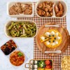 BEANPRECOY 20Pcs Portable Reusable Sauce Container Salad Dressing Container Double