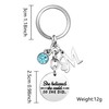 Inspirational Gift Key Chains "She Believe She Could So She