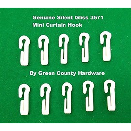 100 SILENT GLISS CURTAIN TRACK HOOKS For CARAVANS CAMPERVANS MOTORHOME VW