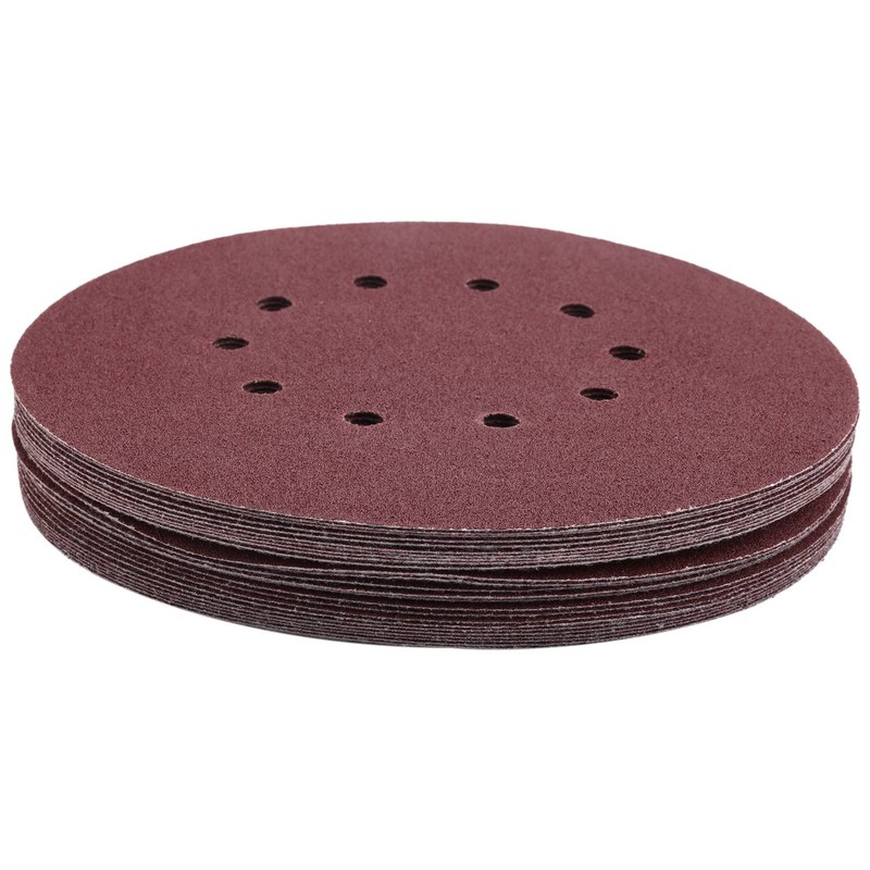 Haskoss 225mm Sanding Disc Pads, 25 Pcs Hook and Loop