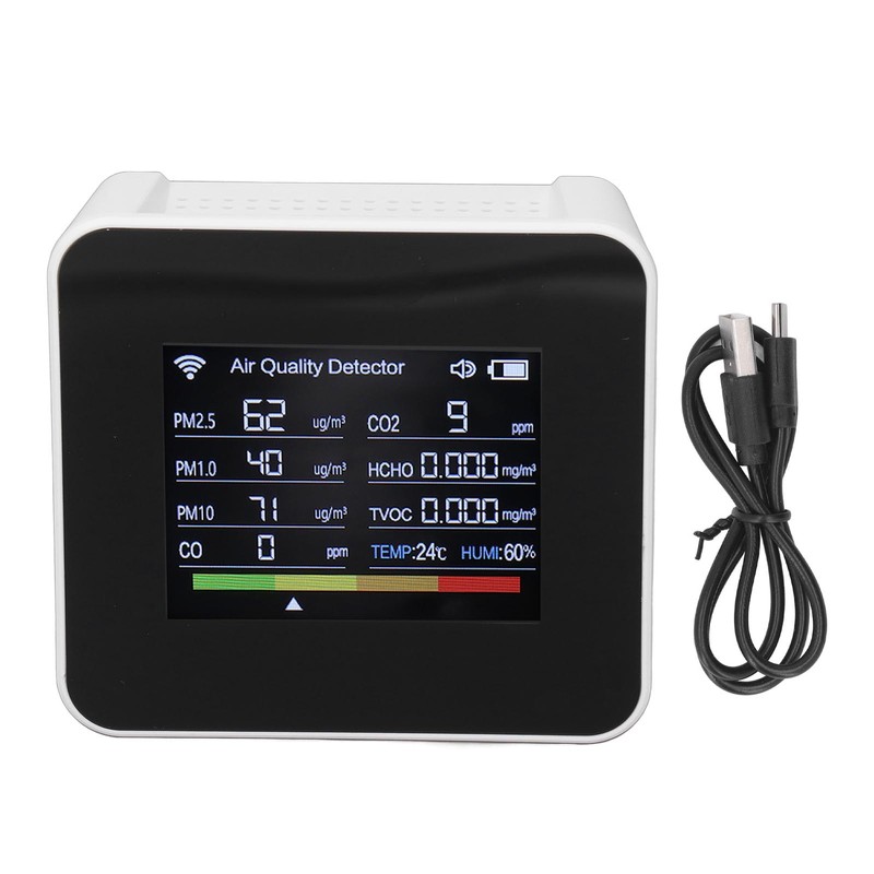 WiFi Air Quality Detector CO2 HCHO TVOC PM2.5 CO Monitor