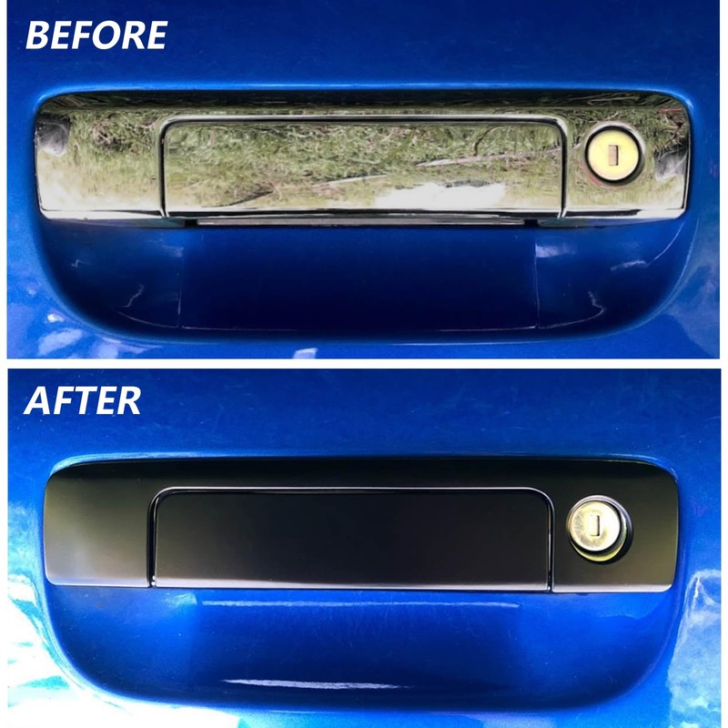 SUERAUTO4X4 Tailgate Handle Cover Trim for Ford Ranger PX1 PX2