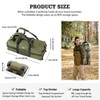 Duffle Bag Travel Luggage with Wheels: Large Rolling Backpack Foldable