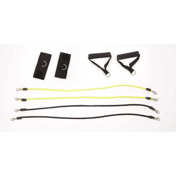 AB Doer 360 Accessory - 2 Sets of Resistance Bands, 2 Ankle Straps & 2 Handles to Provide Extra Resistance While Your Exercise!