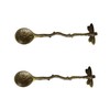 2Pcs Retro Dragonfly Stainless Steel Coffee Spoon, Dessert Teaspoon, Creative