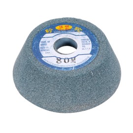 QUARKZMAN Mola a Tazza Svasata da 4 Pollici 80 Grana Carburo di Silicio Verde Gc Ruota per Rettifica Superficiale Mola Abrasiva Strumento in Ceramica