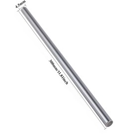 6pcs 4.5mm x 300mm 304 Stainless Steel Solid Round Rod Metal Round Rod