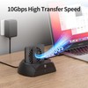 Hard Drive Docking Station, Pcie NVMe Adapter with Cooling Fan