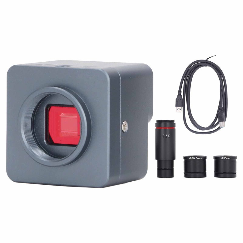 USB Microscope Camera 4K 8MP Digital Electronic Eyepiece with 0.5X