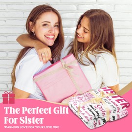 Sisters Gifts from Sister, Birthday Gifts for Sister, Soul Sister Big Sister Gifts for Girls, Gifts for Sister from Sisters Adult, Sister Christmas Birthday Gifts, Sister Blanket from Sister 50"X60"