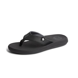 Reef Men's Phantom Nias Flip-Flop, Black/Grey, 8