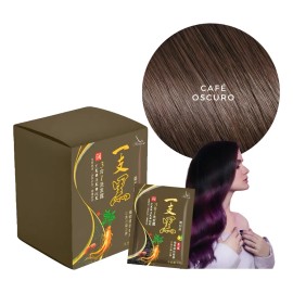 10 Shampoo Tinte Instantaneo 15min Cubre Canas Jengibre                                                                                               