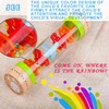 BIUWING Rainmaker Rain Sticks, Mini Wooden Musical Shake, Beaded Raindrops