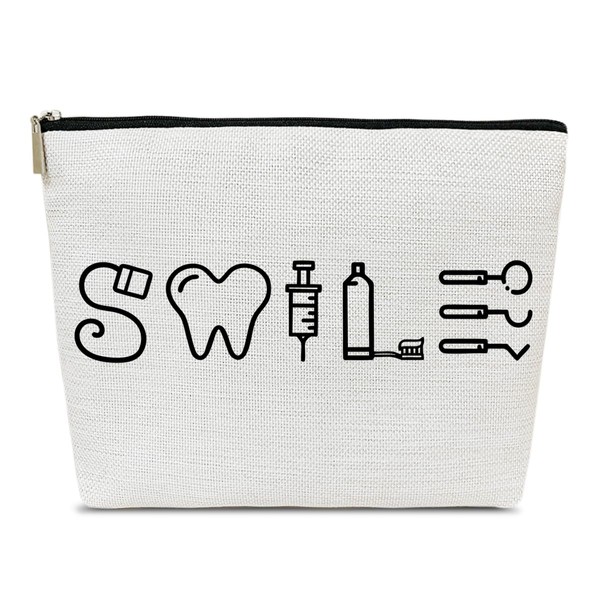 Ythuil Dental Assistant Gifts Makeup Bag, Dental Hygienist Graduation Gifts