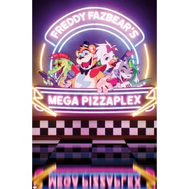 Five Nights at Freddy's: Security Breach - Mega Pizzaplex - Poster - Premium Unframed Version, 22x34