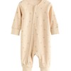 NEXT Pack of 5 baby pyjamas with two-way zip, neutral